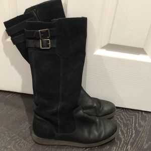 Timberland Black Leather Riding Boots